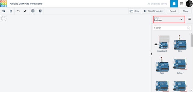 Autodesk Tinkercad Simulation of Arduino UNO Ping Pong Game V2.0 ...