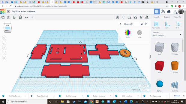 Tinkercad Robotics for School: Laser-cut Walking Machine!
