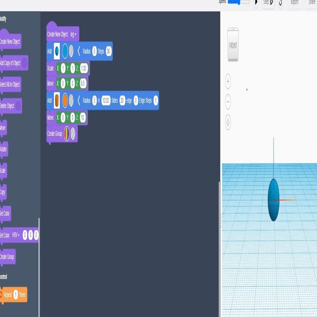 Among Us Character With Tinkercad Code Blocks - Tinkercad