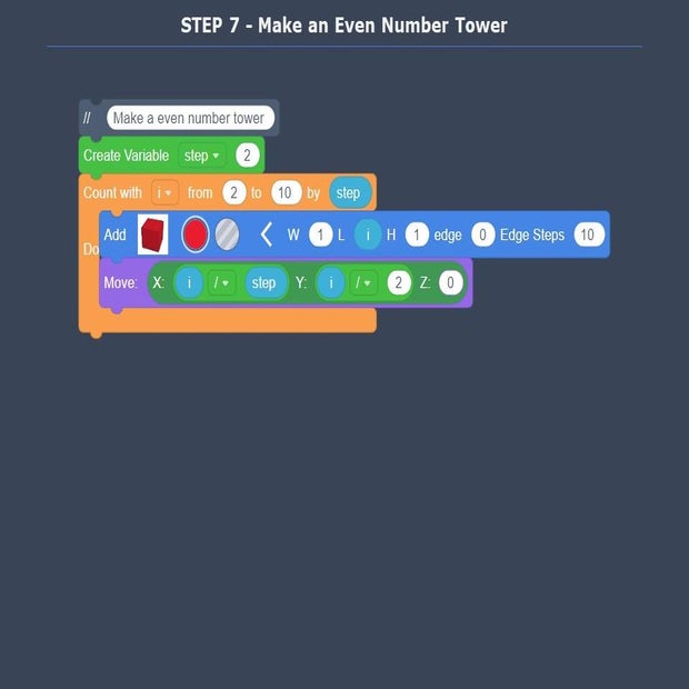 Pattern Play in Tinkercad Codeblocks - Tinkercad