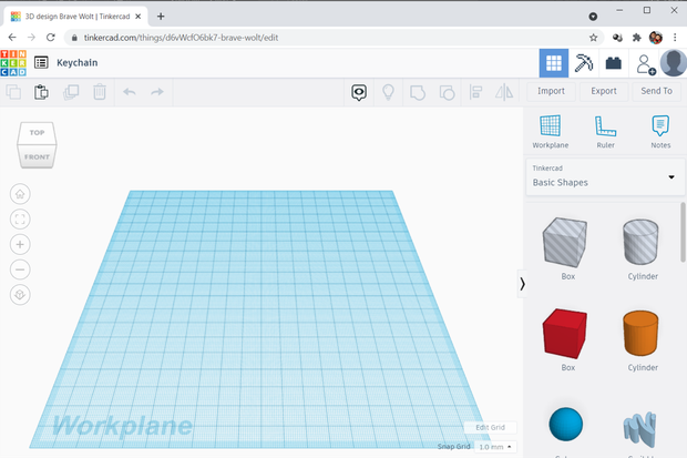 Cad Keychain Design Custom 3d Printed Keychain - Tinkercad
