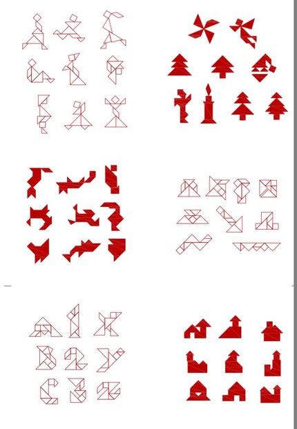 Gingerbread Tangram - Tinkercad