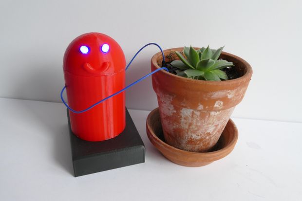 Water Bot - Never Forget to Water Your Plants Again! - Tinkercad
