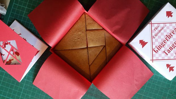 Gingerbread Tangram - Tinkercad