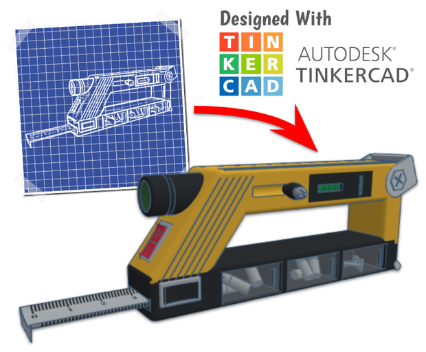 Thinkercad Tools All-In-One Multipurpose Tool (Tinkercad Proof of Concept) - Tinkercad