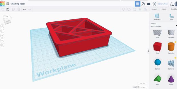 Gingerbread Tangram - Tinkercad