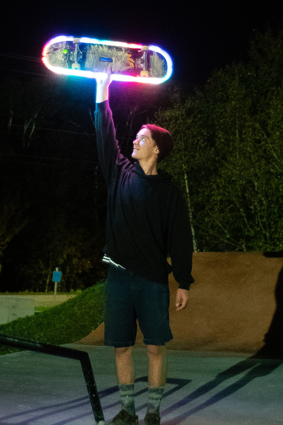 skateboard scrap LED アートフレーム skateboard scrap LED アートフレーム