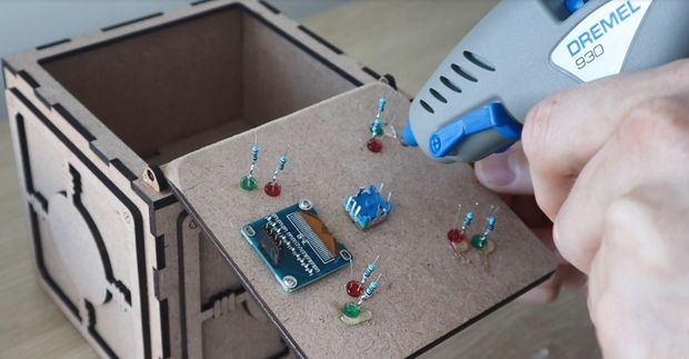 Crack the Code Game, Arduino Based Puzzle Box - Tinkercad
