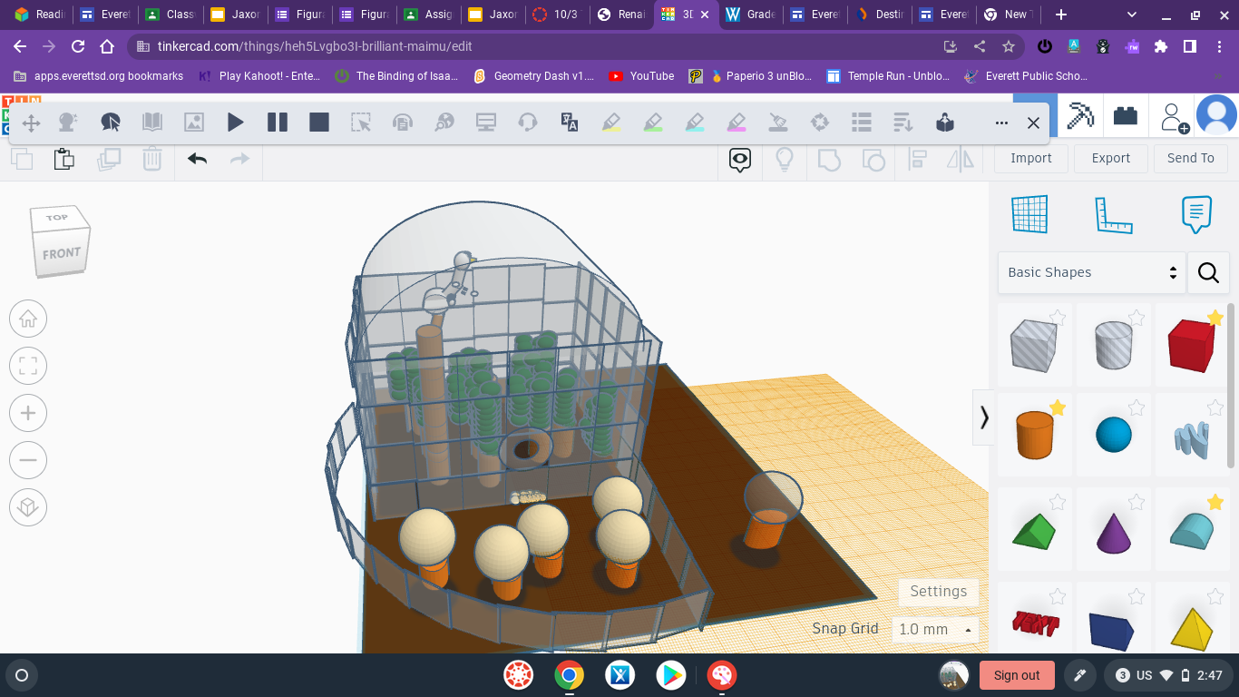 Landscape Architecture TinkerCAD Zoo Design Project Tinkercad