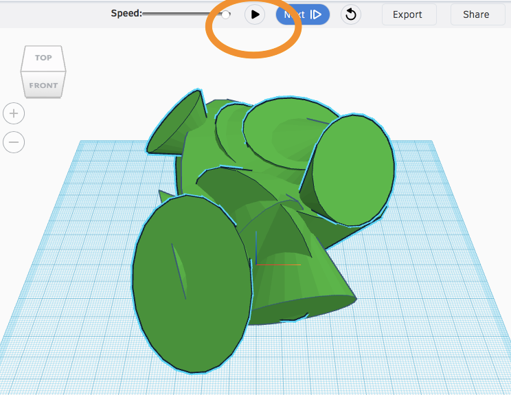 Code-generated Patterns in Tinkercad - Tinkercad