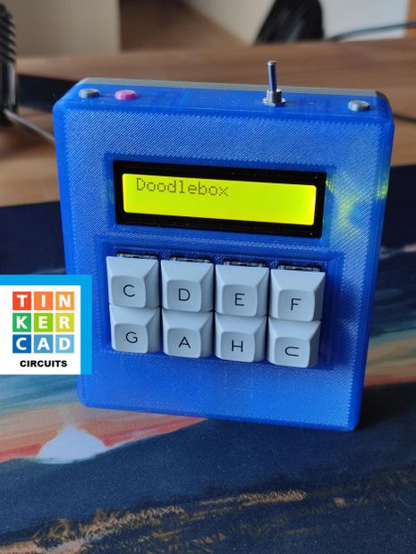 Arduino Pro Tinker Box Doodlebox! Portable Arduino Piano - Tinkercad
