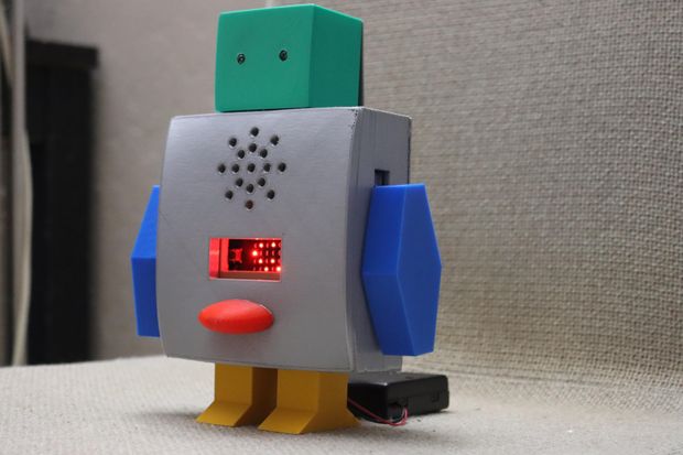 Microbit Talking Robot : 24 Steps – YNWFKF