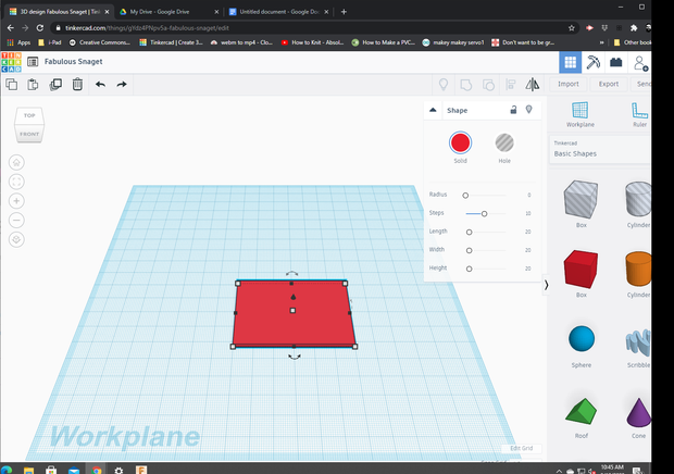 Design & Print a 3D Printed Video Call Mirror Tool - Tinkercad