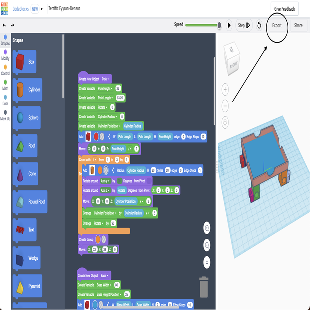 3D Sticky Notes Holder Using Tinkercad Codeblocks - Tinkercad