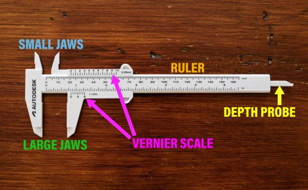 Calipers Use How to Use Calipers - Tinkercad