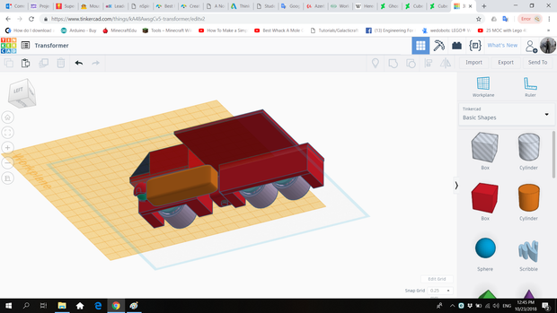 Creating a Transformer With Tinkercad - Tinkercad