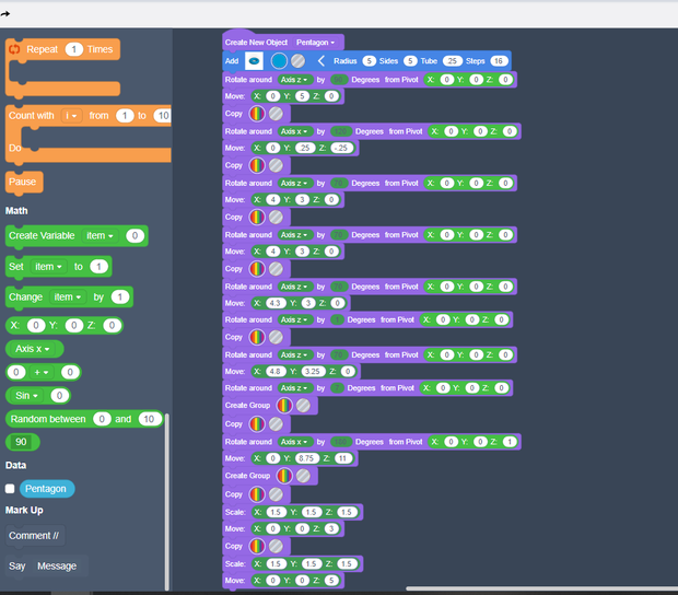 CodeBlocks Fidget - Tinkercad