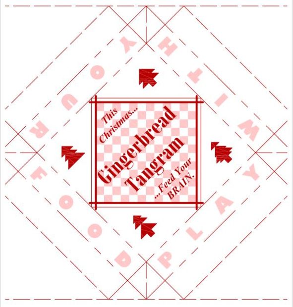 Gingerbread Tangram - Tinkercad