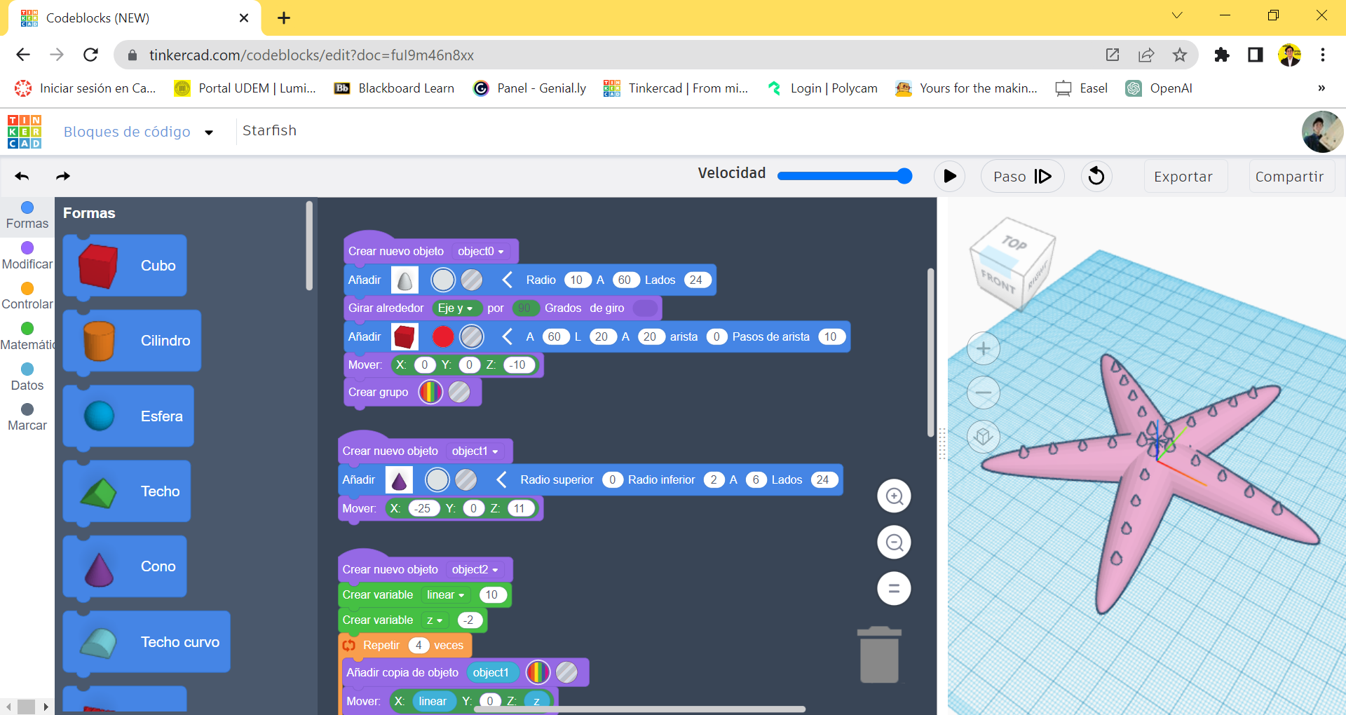 Re-discovering Nature With Tinkercad Codeblocks | Tinkercad