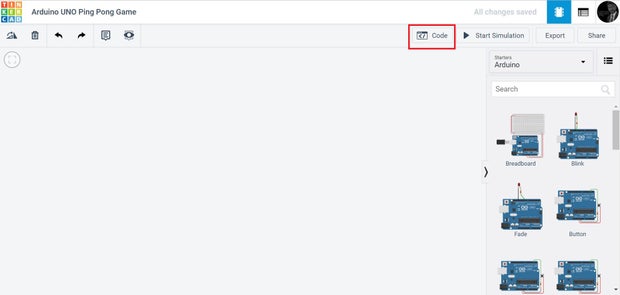 Autodesk Tinkercad Simulation of Arduino UNO Ping Pong Game V2.0 ...