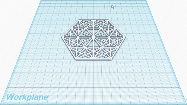 From Inkscape ( Vector ) to 3D Printed Geometric Coaster. - Tinkercad