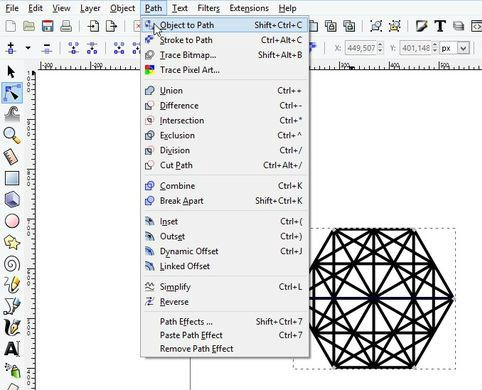 From Inkscape ( Vector ) to 3D Printed Geometric Coaster. - Tinkercad