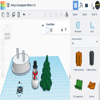 3D Print Your Own Snowglobe - Tinkercad
