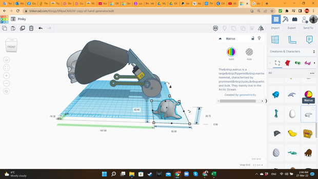 Tinkercad Robotics for School: Human-Powered Battle Beasts! - Tinkercad