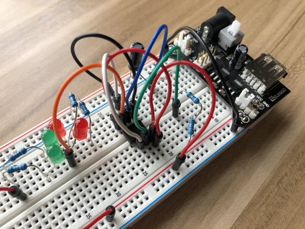 PCB Flashing Tree Decoration - Tinkercad