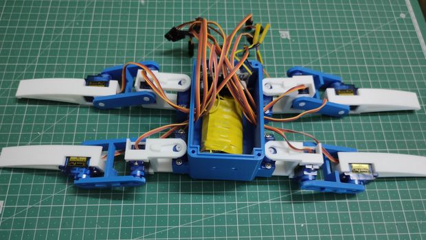 SPY-DER : a Speech & Web Controlled Surveillance Spider Robot - Tinkercad