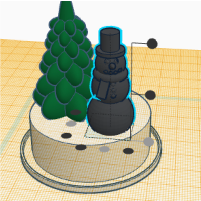 3D Print Your Own Snowglobe - Tinkercad