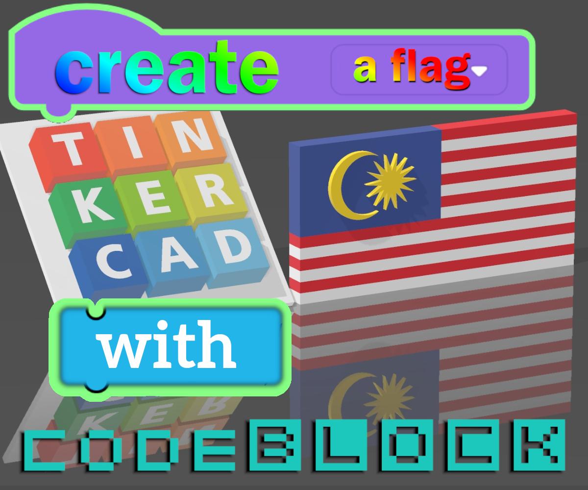 Create Country Flag With Tinkercad - FLQV4AULEHGLVU7 