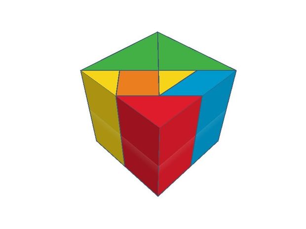 Tangram in Tinkercad Codeblocks - Tinkercad