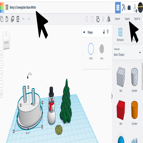 3D Print Your Own Snowglobe - Tinkercad