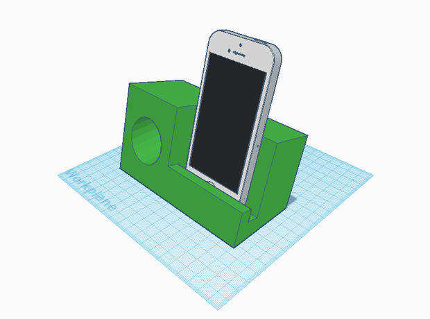 Passive Smartphone Amplifier Assignment - Tinkercad