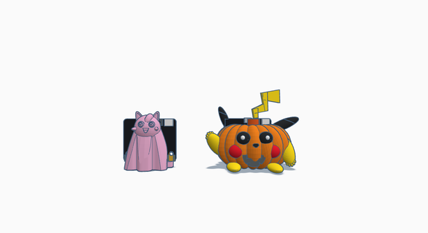 Pokemon Micro Bit Pokemon Pumpkin Patch With Micro:bit and Tinkercad 🎃 - Tinkercad