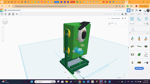 Tinkercad Robotics for School: SIMLAB KOMBAT! (virtual Walking Robots ...