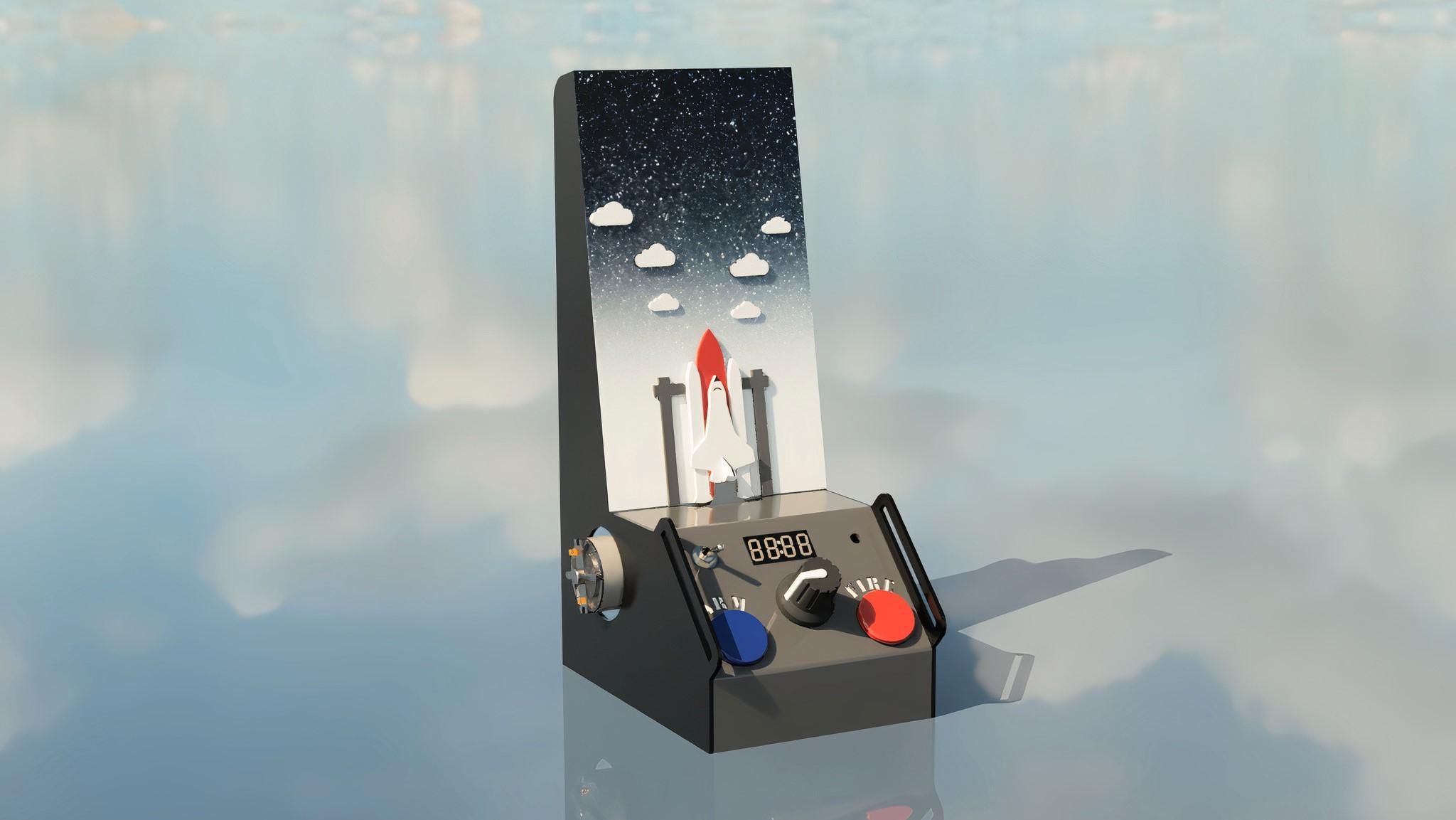 DIY Space Shuttle Launch Model / Science Fair / Rocket - Tinkercad