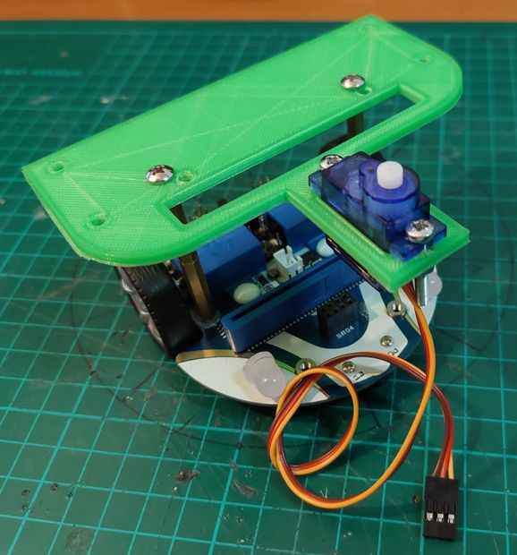 Vision Guided Explorer Robot - Tinkercad