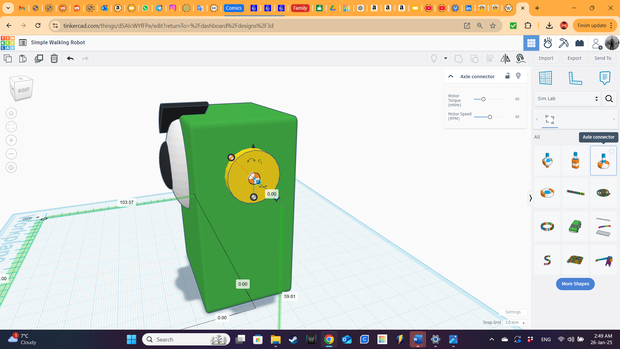 Tinkercad Robotics for School: SIMLAB KOMBAT! (virtual Walking Robots ...