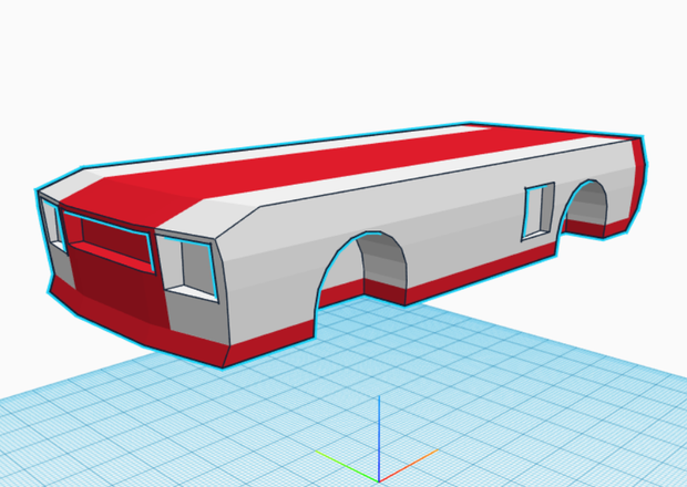 Driving (Classic) Mustang - Tinkercad Codeblocks - Tinkercad