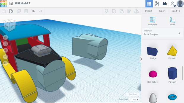 How to Make a Model a and Scene Using Tinkercad - Tinkercad