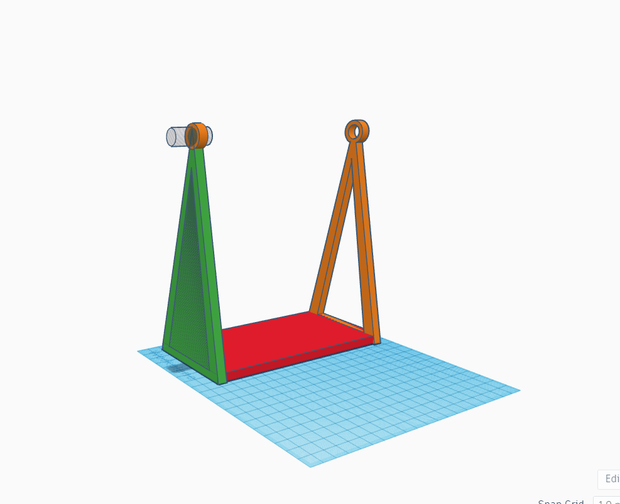 3D Printed Pendulum Wave (Tinkercad) - Tinkercad