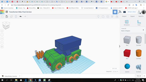 Creating a Transformer With Tinkercad - Tinkercad