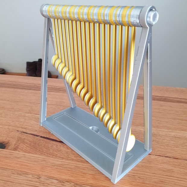 3D Printed Pendulum Wave (Tinkercad) - Tinkercad