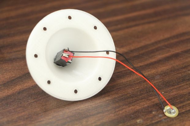 3D Printed Spring Reverb Microphone - Tinkercad