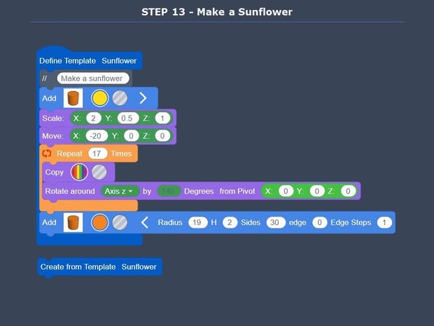 Pattern Play in Tinkercad Codeblocks - Tinkercad
