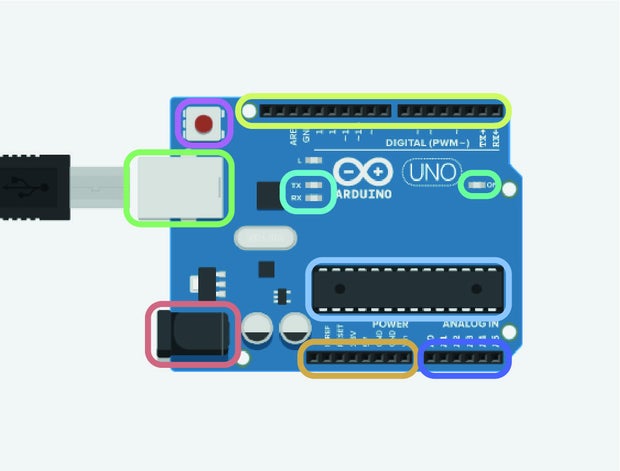 Arduino Basics With Night Light - Tinkercad