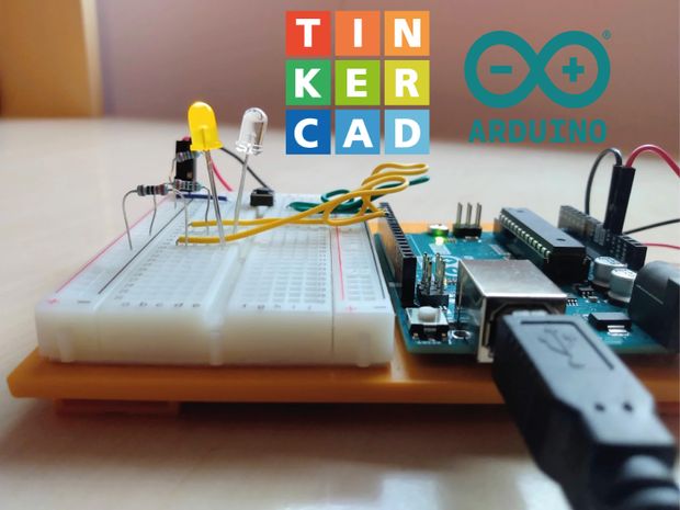 Arduino Tinker Arduino Basics With Night Light - Tinkercad