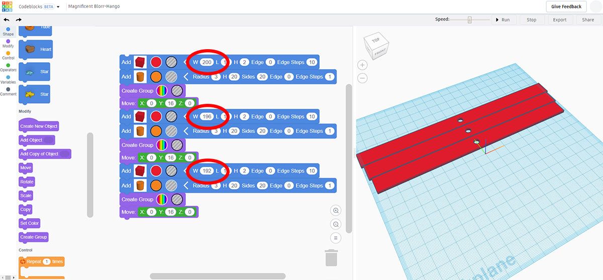 Stacked Collapsible Tree - Tinkercad